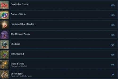 《蟹蟹寻宝奇遇》成就列表一览