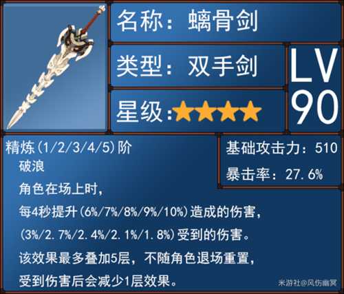 优菈的全面解析攻略，武器及圣遗物选择