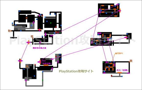 《仁王》超详细游戏内地图一览 仁王游戏内地图标注（不含DLC）