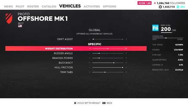 《飙酷车神2》赛艇如何调校 赛艇调校心得