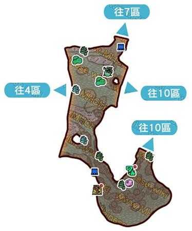 《怪物猎人：世界》大蚁冢荒地地图资源点一览