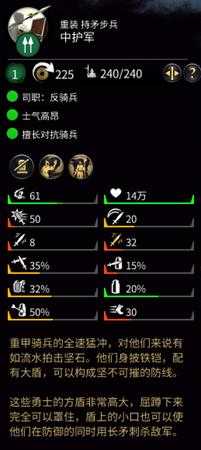 《全面战争：三国》中护军属性介绍