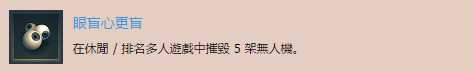 《彩虹六号:围攻》眼盲心更盲奖杯完成攻略分享