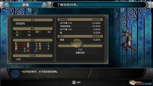 《赤痕:夜之仪式》巴巴妥司怪物属性分享