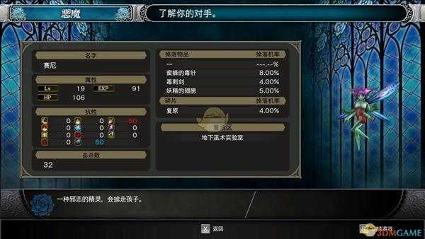 《赤痕:夜之仪式》赛尼怪物属性分享