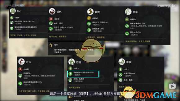 《全面战争:三国》木系武将技能树视频详解
