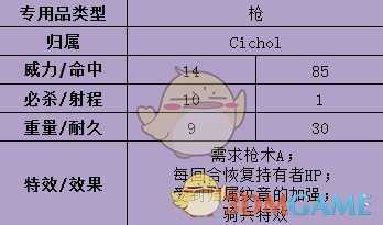 《火焰纹章:风花雪月》菲尔迪南特武器属性介绍