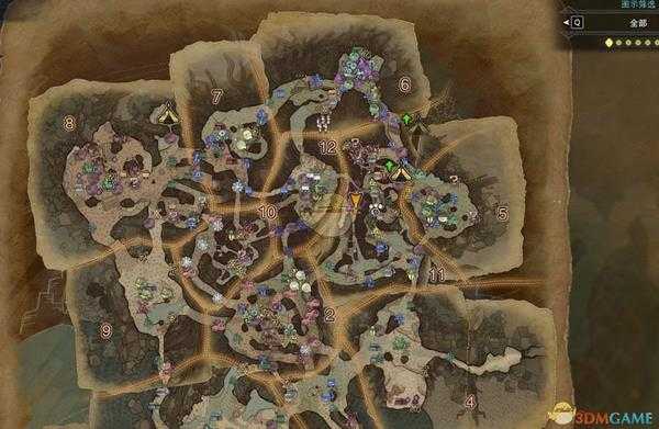 《怪物猎人:世界》古代树地区钓鱼点汇总