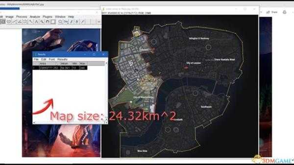 《看门狗:军团》地图大小介绍