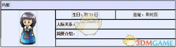 《牧场物语:重聚矿石镇》玛娜人物介绍