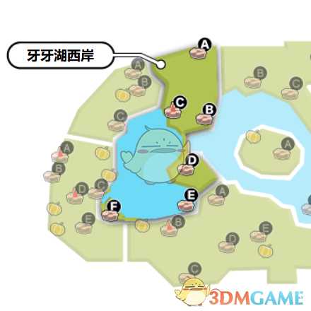《宝可梦:剑/盾》牙牙湖西岸巢穴全宝可梦一览