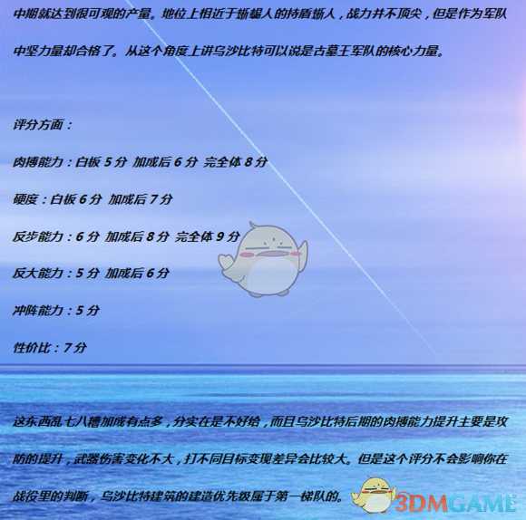 《全面战争:战锤2》乌沙比特实用性分析
