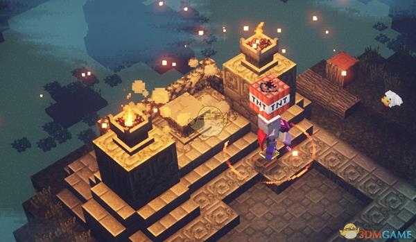 《我的世界:地下城》潮湿洞穴出入口位置分享