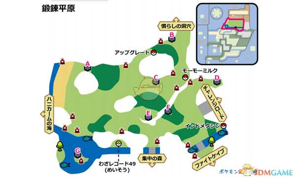 《宝可梦:剑/盾》锻炼平原全巢穴信息一览