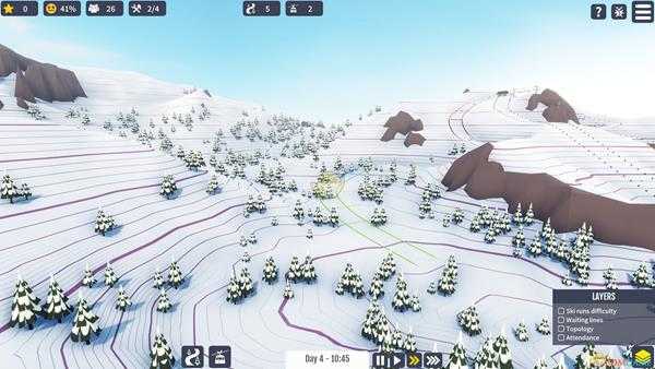 《Snowtopia:滑雪胜地大亨》游戏特色内容介绍