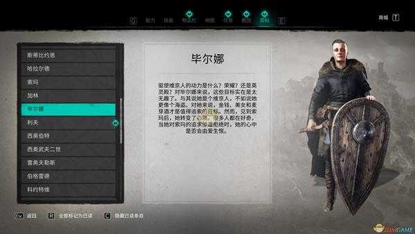 《刺客信条:英灵殿》毕尔娜人物背景介绍