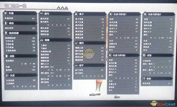 《怪物猎人:崛起》杰洛特捏脸数据一览
