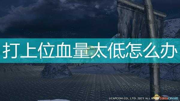《怪物猎人:崛起》打上位血量太低解决方法介绍