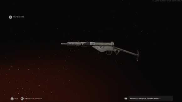 《使命召唤18:先锋》斯登冲锋枪枪支介绍