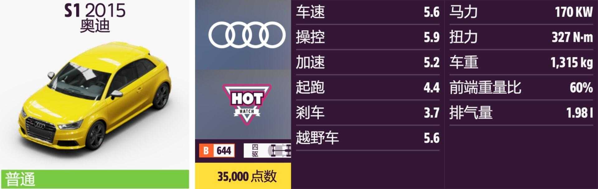 《极限竞速:地平线5》奥迪全车辆获取方法介绍