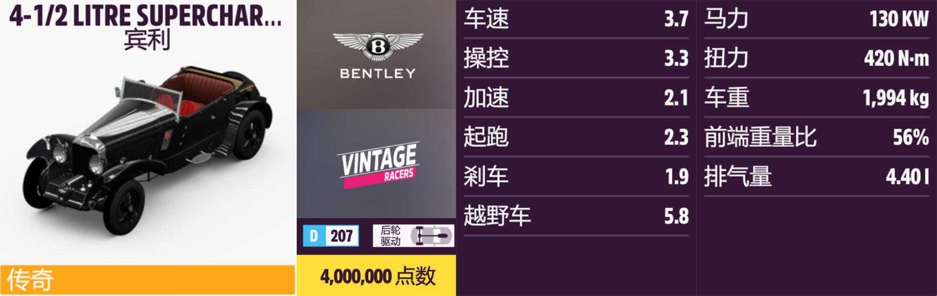 《极限竞速:地平线5》宾利全车辆获取方法介绍