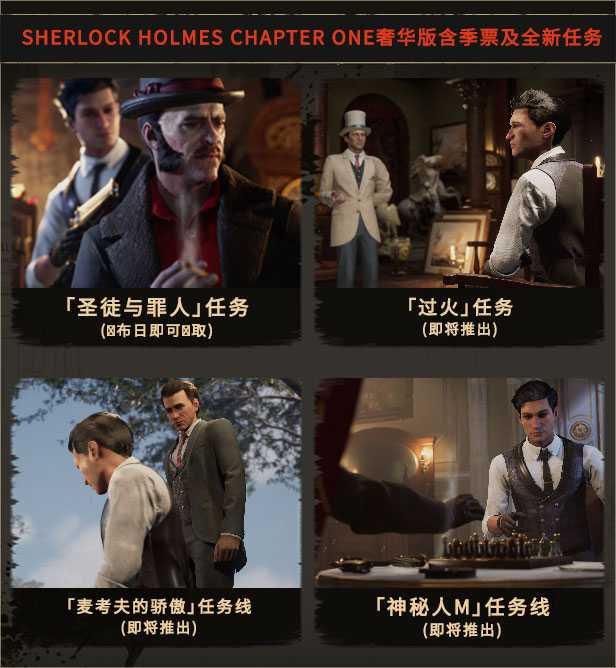 《夏洛克·福尔摩斯:第一章》豪华版内容介绍