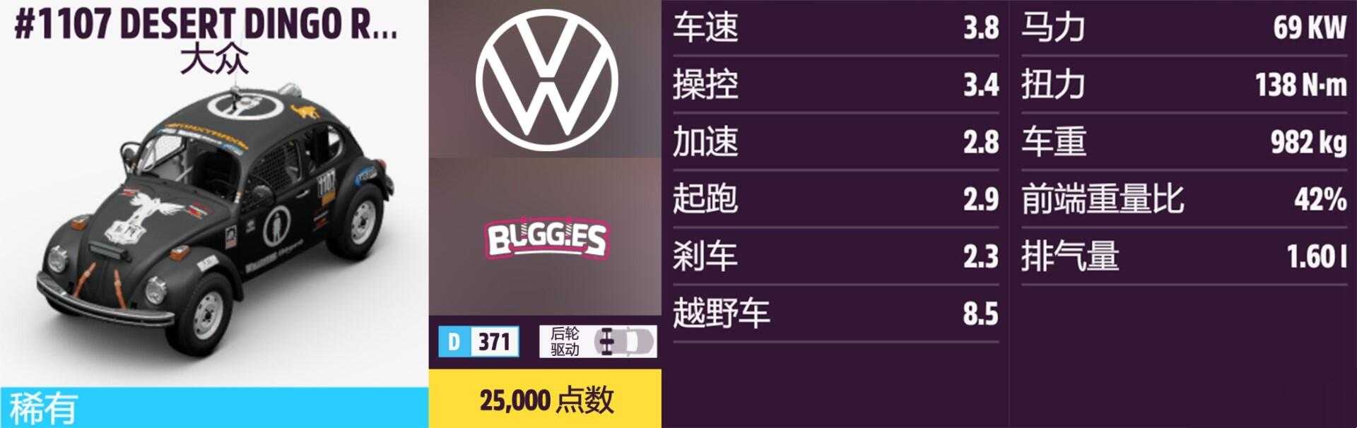 《极限竞速:地平线5》大众全车辆获取方法介绍