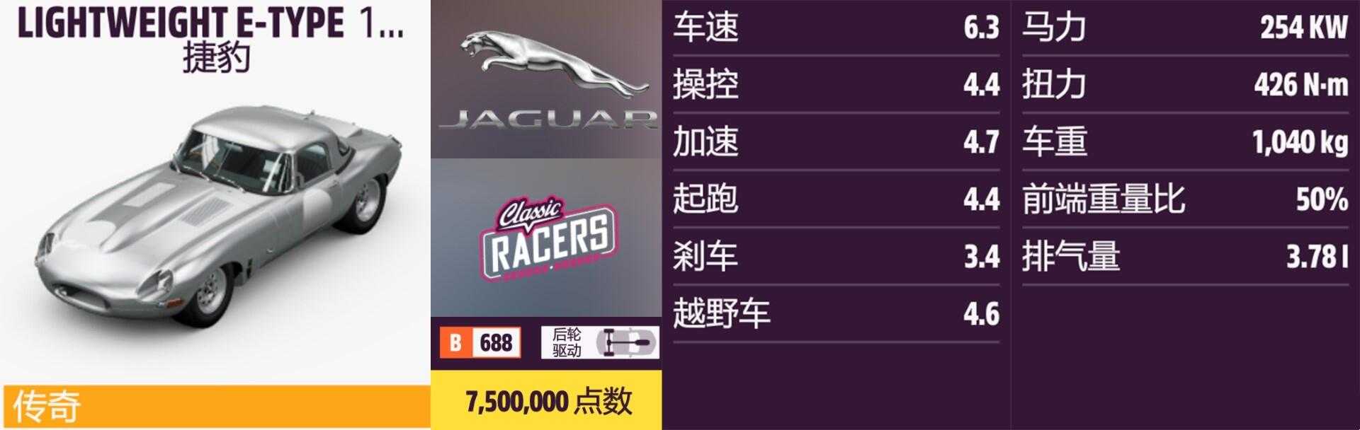 《极限竞速:地平线5》捷豹全车辆获取方法介绍