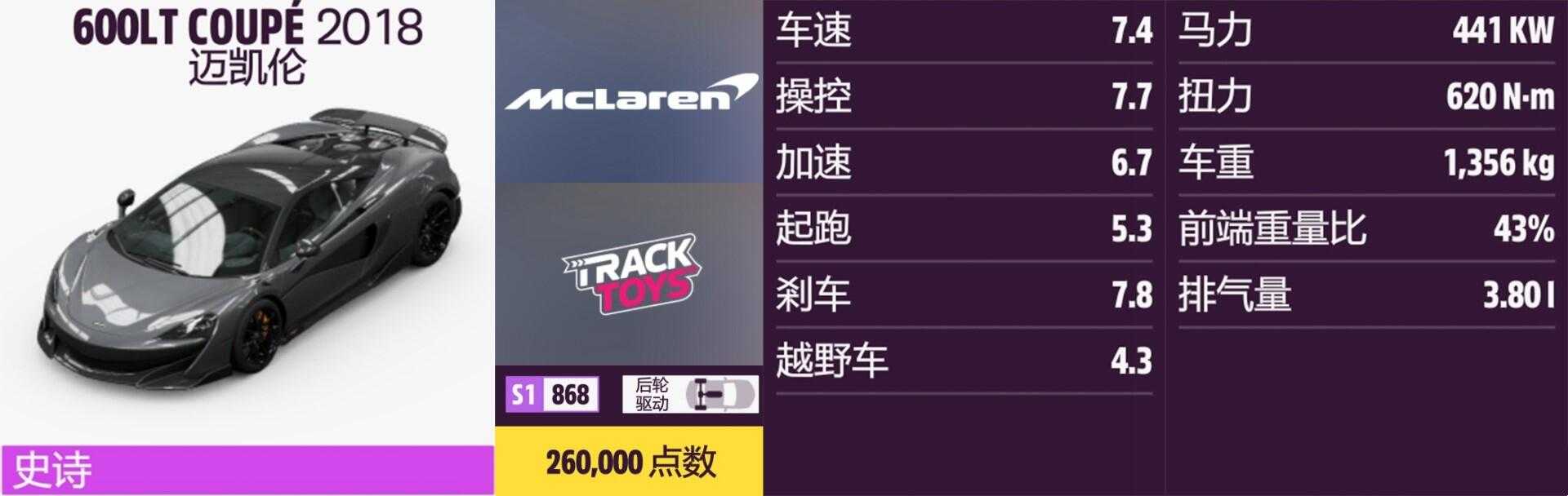 《极限竞速:地平线5》迈凯伦全车辆获取方法介绍