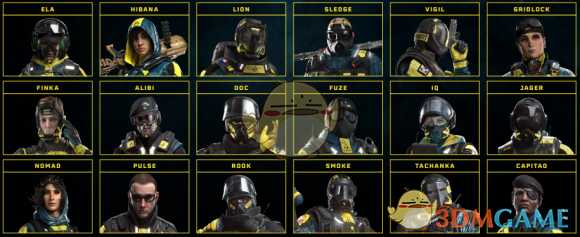 《彩虹六号:异种》游戏探员数量分享