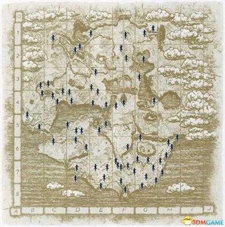 旺达与巨像资源分布地图 旺达巨像蜥蜴位置一览