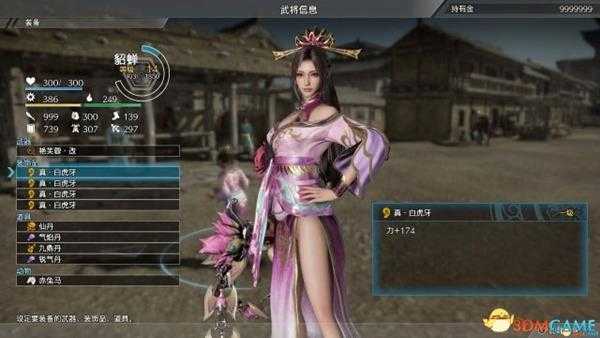 真三国无双8人物加点武器及首饰建议