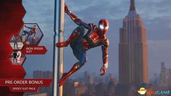 蜘蛛侠预购奖励 蜘蛛侠钢铁战衣演示视频
