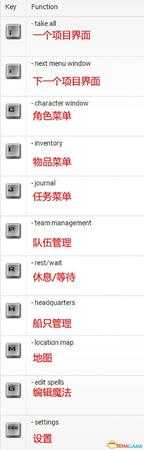 永恒之柱2游戏按键操作一览