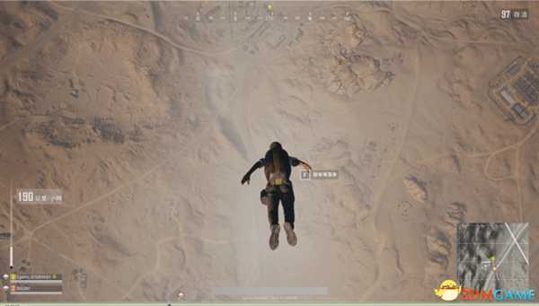 绝地求生中距离跳伞变速斜飞法技巧