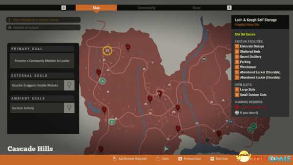 腐烂国度2地图一所有基地位置一览