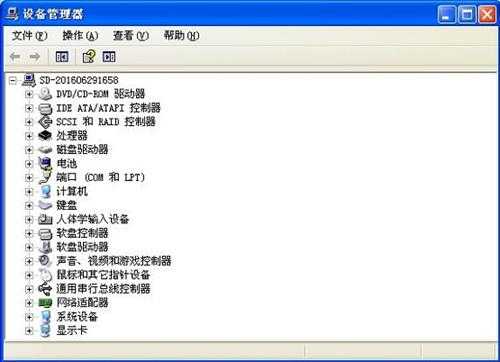 WinXP设备管理器变白怎么修复?