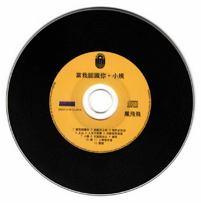 凤飞飞.1975-当我认识你·小姨(2014新世纪复黑版)【大联机构】【WAV+CUE】