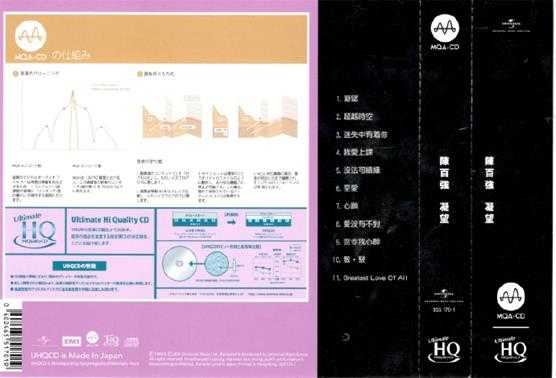 陈百强.1986-凝望(2024环球MQA-UHQCD限量版)【环球】【WAV+CUE】