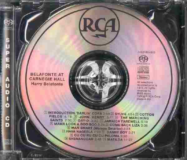 【SACD天碟】（现场录音）贝拉方特《在卡内基音乐厅演唱》2001[FLAC+CUE整轨].