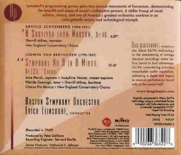 【古典音乐】莱因斯多夫《贝多芬-第九交响曲、勋伯格-华沙幸存者》2000[FLAC+CUE/整轨]