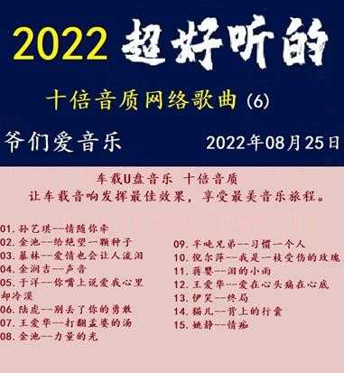 群星《2022超好听的十倍音质网络歌曲(6)》WAV分轨