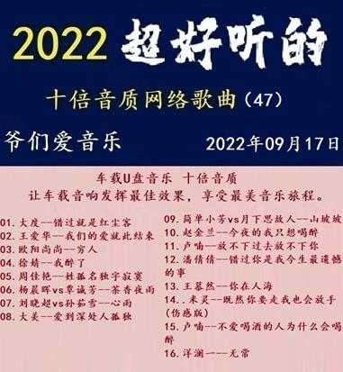 群星《2022超好听的十倍音质网络歌曲(47)》WAV分轨