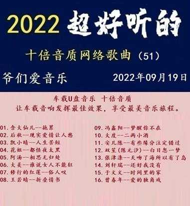 群星《2022超好听的十倍音质网络歌曲(51)》WAV分轨