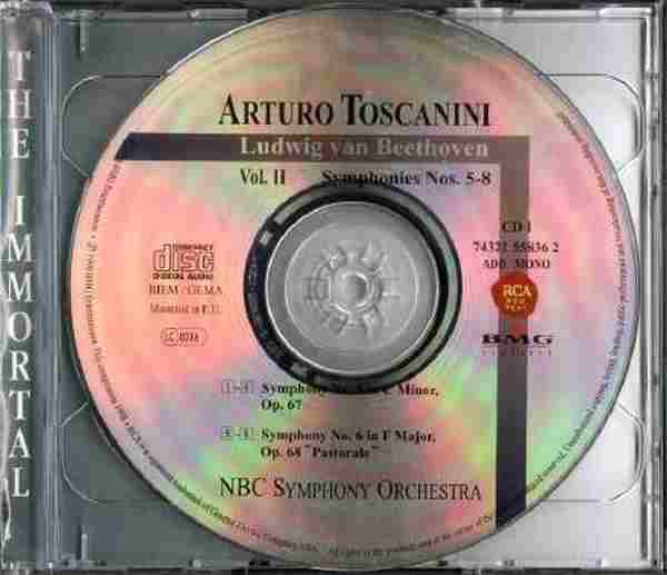 【古典音乐】托斯卡尼尼《贝多芬-交响曲全集》7CD.1998[FLAC+CUE/整轨]