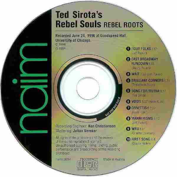 【发烧唱片】泰德·西罗塔的叛逆灵魂《叛逆的根源》1996[FLAC+CUE整轨]