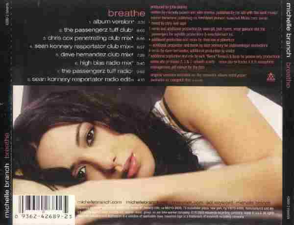 【流行歌曲】蜜雪儿·布兰奇《呼吸》2003[FLAC+CUE整轨]