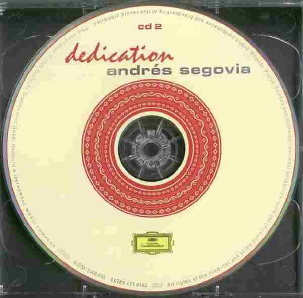 【古典吉它】(吉它宗师)塞戈维亚《献礼》2CD.2006[FLAC+CUE/整轨]