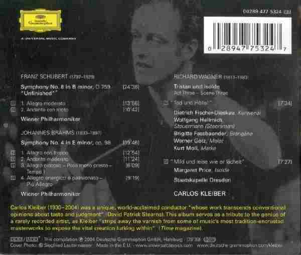 【古典音乐】卡洛斯·克莱伯《舒伯特、勃拉姆斯、瓦格纳作品》2004[FLAC+CUE/整轨]