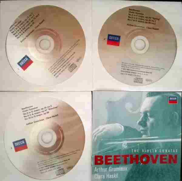 【古典音乐】格鲁米欧、哈丝姬尔《贝多芬-小提琴奏鸣曲全集》3CD[FLAC+CUE整轨